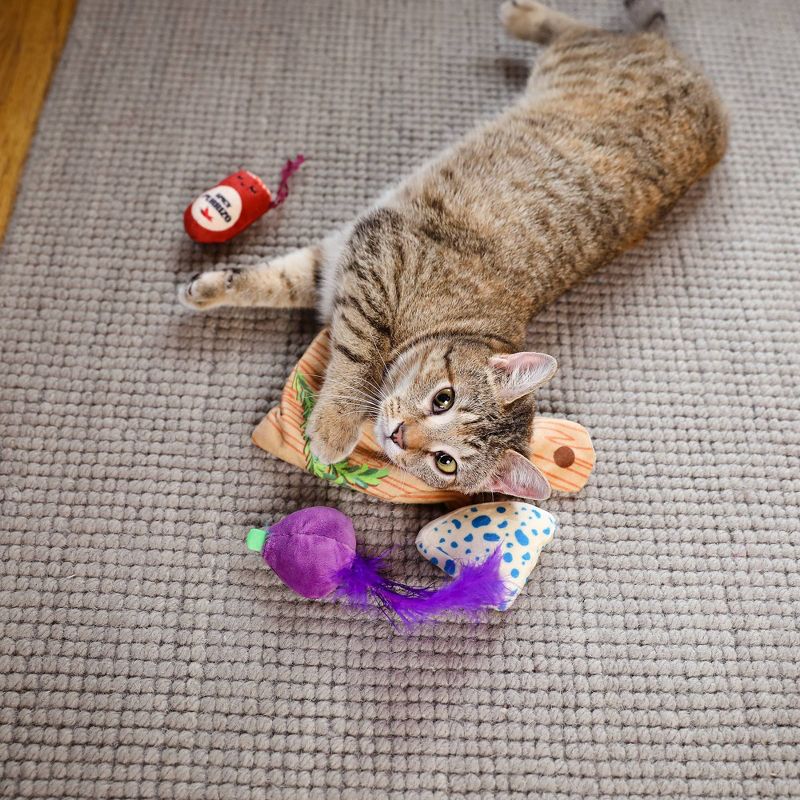 Quirky Kitty Taco Tuesday Cat Toy - 3pk, 4 of 10