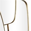 Metal Wall Mirror with Varying Shapes Gold - CosmoLiving by Cosmopolitan: Geometric & Irregular Vanity Mirror, No Assembly Required - 4 of 4