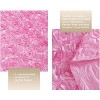 Wikineon Pink Rosette Rectangle Wedding Tablecloth 60x102 Inch Pink Table Cloths for Birthday Party 3D Flower Candy Table Cover for Sweetheart Decor - 4 of 4