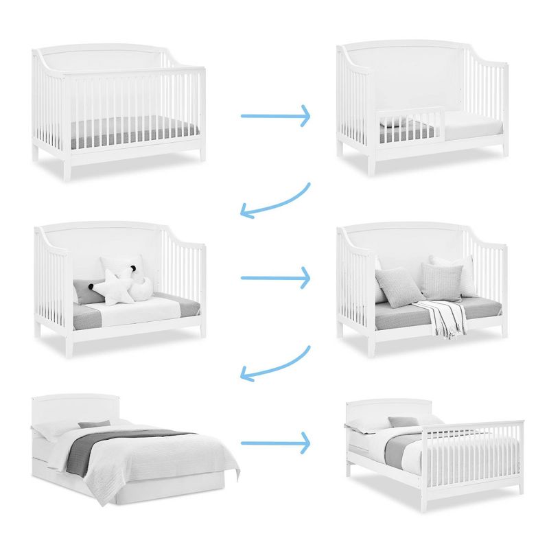 Delta Children Campbell 6-in-1 Convertible Crib, 6 of 16