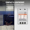 VEVOR 3 Phase Converter - 10HP 30A 220V Single Phase to 3 Phase Converter, Digital Phase Shifter for Residential and Light Commercial Use, Grey - 4 of 4