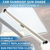 Unique Bargains Car Sunroof Sun Shade Cover Assembly No.3C8877307D For VW Passat CC 2009-2012 Plastic Beige - 2 of 4