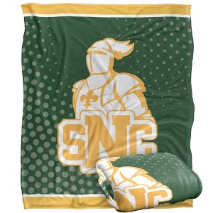 St. Norbert College Logo Dots Silky Touch Blanket White 50x60 - 1 of 4