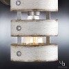 Urban Ambiance Luxury Modern Farmhouse Bath / Wall Light,  12"H x 6"W,  Galvanized Steel Finish, UHP2481 - 4 of 4