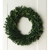 21.2" Dried Boxwood Leaves Wreath - Smith & Hawken™ - image 3 of 3