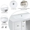 Vynxaria 36'' Bathroom Vanity with Undermount Sink,Free Standing Vanity Set with 4 Drawers,Soft Closing Doors, Wood Frame Bathroom Storage Cabinet - 4 of 4