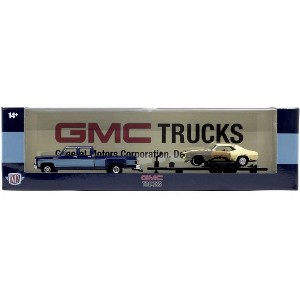 M2 Machines 1973 GMC Sierra 3500 & 1969 Chevrolet Camaro RS Auto Hauler R89 - 1 of 4