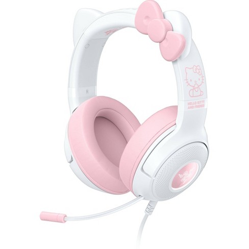 Razer Kraken Kitty V2 Usb Gaming Headset With Kitty Ears And Chroma Rgb Lighting Hello Kitty Edition Target