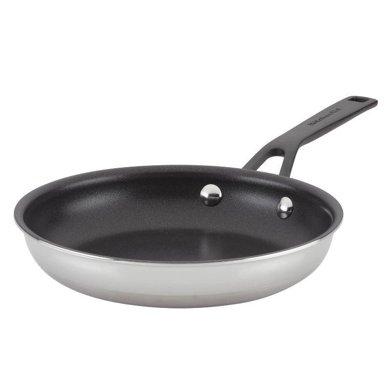 KitchenAid 5-Ply Clad Stainless Steel 8.25&#34; Nonstick Frying Pan, 1 of 17