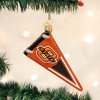 Old World Christmas Blown Glass Ornament for Christmas Tree, Oklahoma State Pennant - 2 of 4