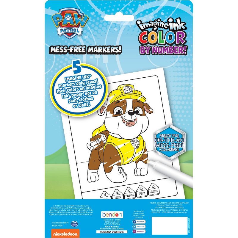 PAW Patrol Imagine Ink Color by Number, 3 of 5
