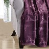 Plazatex Eiffel Tower Embossed Decorative Super Soft Throw Blanket for Sleep/Decor 2 Pack 50" x 60" Plum - 4 of 4