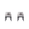 Set of 2 Gansevoort Modern Faux Leather Dining Armchairs - Manhattan Comfort - 2 of 4
