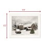 YOOCOZZ Xmas Trendy Decoration - "Farmhouse Christmas" Framed Wall Art, Modern Home Decor Framed Print, Wall Decoration by Lori Deiter - 4 of 4