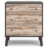 Lannover Chest of Drawers Brown/Beige/Natural - Signature Design by Ashley: Contemporary 3-Drawer Vertical Storage - 4 of 4