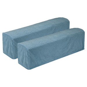 Unique Bargains Twill Stretch Soft Jacquard Non Slip Sofa Armrest Covers - 1 of 4