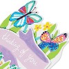 Carlton Cards Thinking of You Card for a Friend Butterflies Banner Leave - 4 of 4