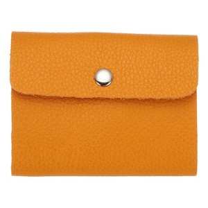 Unique Bargains Leather Slim ID Card Business Card Holder Wallets with 24 Slots 4" x 3" - 1 of 4