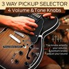 Pyle Premium Electric Jazz Guitar with Dual Humbucker Pickups & Rosewood Fingerboard - 4 of 4