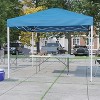 Emma and Oliver Outdoor Event/Tailgate Tent Set with Pop Up Event Canopy and Carry Bag and Bi-Fold Table with Carrying Handle - 2 of 4