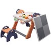 Easel for Kids, Foldable Toddler Easel with Building Block Table,Kids Art Easel,Dry Erase Board Magnetic Whiteboard for Kids Toddlers Boys Girls - 3 of 4