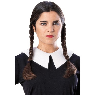 The Addams Family Wednesday Addams Adult Wig, Standard