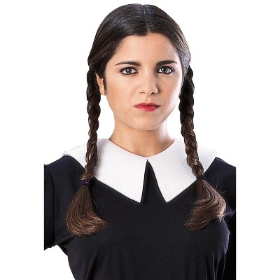 WEDNESDAY ADDAMS Girl's Costume & Wig Size 14 -  Hong Kong