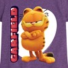 Girls' - Garfield - Garfield Movie Vertical Fitted Short Sleeve Graphic T-Shirt - 2 of 4