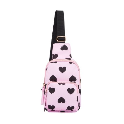 Olivia Miller -Women's-Heart-Print Sling Bag