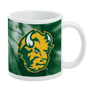 North Dakota State Tie Dye Ceramic Coffee Mug, Novelty Gift Mugs for Coffee, Tea and Hot Drinks, 11oz, White - 1 of 4