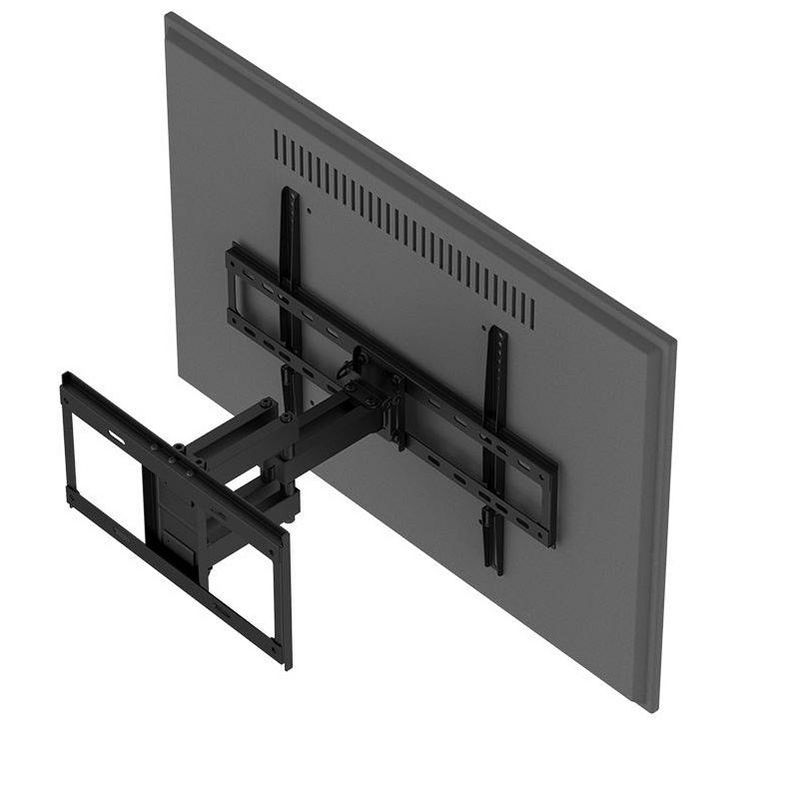 Monoprice Titan Series Full Motion Dual Stud Single Arm Wall Mount For Large Up to 70" Inch TVs Displays, Max 99 LBS. 200x200 to 600x400, Black, 3 of 6