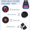 Kids 16" Lightweight School Backpack for Boys & Girls, Large Casual Bookbag for Elementary & Middle School Ages 5–14, Navy & Blue - 3 of 4