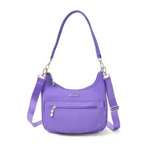baggallini Women's Modern Pocket Half Moon Shoulder Bag with Crossbody Strap - 1 of 4