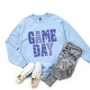 Game Day Blue Checkered -  Womens Sweatshirt - 3 of 3