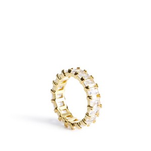 Vera Bradley Women's Outlet 14k Gold Plated Full Gemstone Ring - 1 of 2