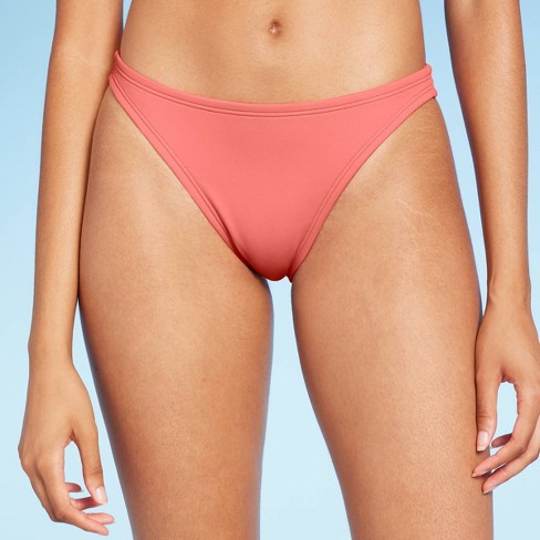 Women's Ruffle Cheeky Bikini Bottom - Shade & Shore™ Red Xl : Target