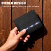 Fila Men’s Leather Minimalist Bifold Wallet, Front Pocket RFID - 4 of 4