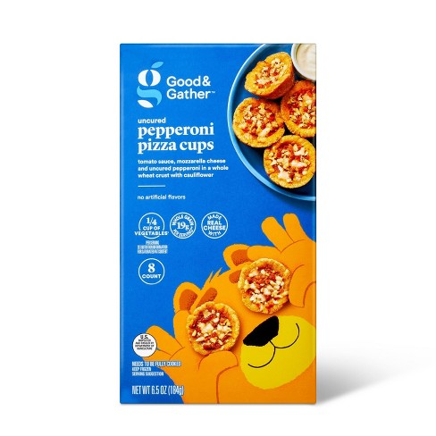 Whole Wheat Cauliflower Crust Frozen Pepperoni Pizza Cups 6 5oz Good Gather Target