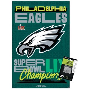 Trends International NFL Philadelphia Eagles - Super Bowl LIX Team Logo Unframed Wall Poster Prints - 1 of 4