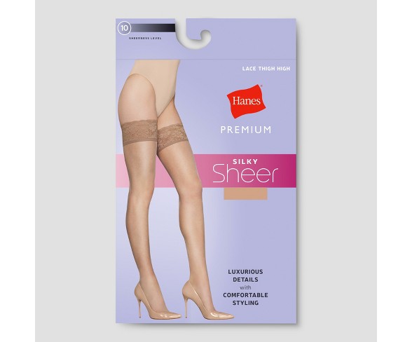 Hanes thigh hotsell high hosiery