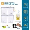 Flour Sugar Storage Containers (5.3L/4pk) Great Rice Canisters Sets For The Kitchen pantry, Large Food Storage Containers With Lids Airtight - 2 of 4