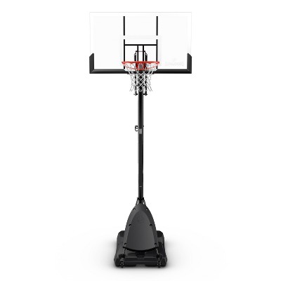 Height Adjustable Portable Basketball Hoop System Shatterproof Backboard  Wheels 2 Nets : Target