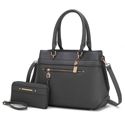 MKF Collection Gardenia Vegan Leather Women’s Tote Bag & Wallet by Mia K