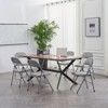 Karl Home |Padded Stackable Folding Chair(Set of 6) - 4 of 4