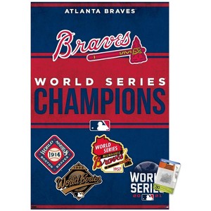 Trends International MLB Atlanta Braves - Champions 23 Unframed Wall Poster Prints - 1 of 4