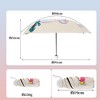 Unique Bargains Compact Umbrella Windproof Folding Lightweight for Travel - 2 of 4
