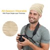 NPolar "Unisex Knit Beanie Hat Winter Warm Slouchy Baggy Skull Cap for Men and Women, 5 Color Options" Beige - 4 of 4