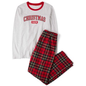 The Children's Place Adult Matching Family Long Sleeve Christmas Crew Cotton And Flannel Pajamas - 1 of 4