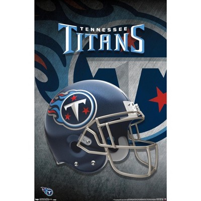 Trends International NFL Tennessee Titans - Helmet 18 Wall Poster, 22.375  x 34, Unframed Version