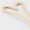 Metal Heart Hair Pin - A New Day™ Gold - 3 of 3